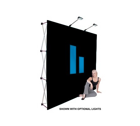 8x8 (8ft) Tension Fabric Popup Display