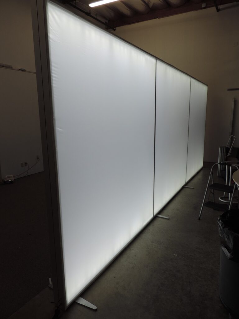 240" x 96" (20ft) Modular Lightbox Display